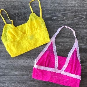 Set of 2 Victoria Secret Lace Teddies